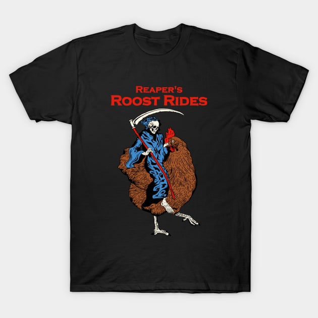 Reaper's Root Rides T-Shirt by Oiyo